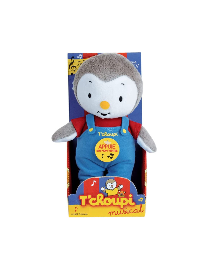 T'Choupi Peluche Musicale 20Cm