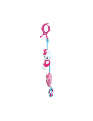 Hello kitty baby peluche avec clip activités a accrocher +/- 42cm