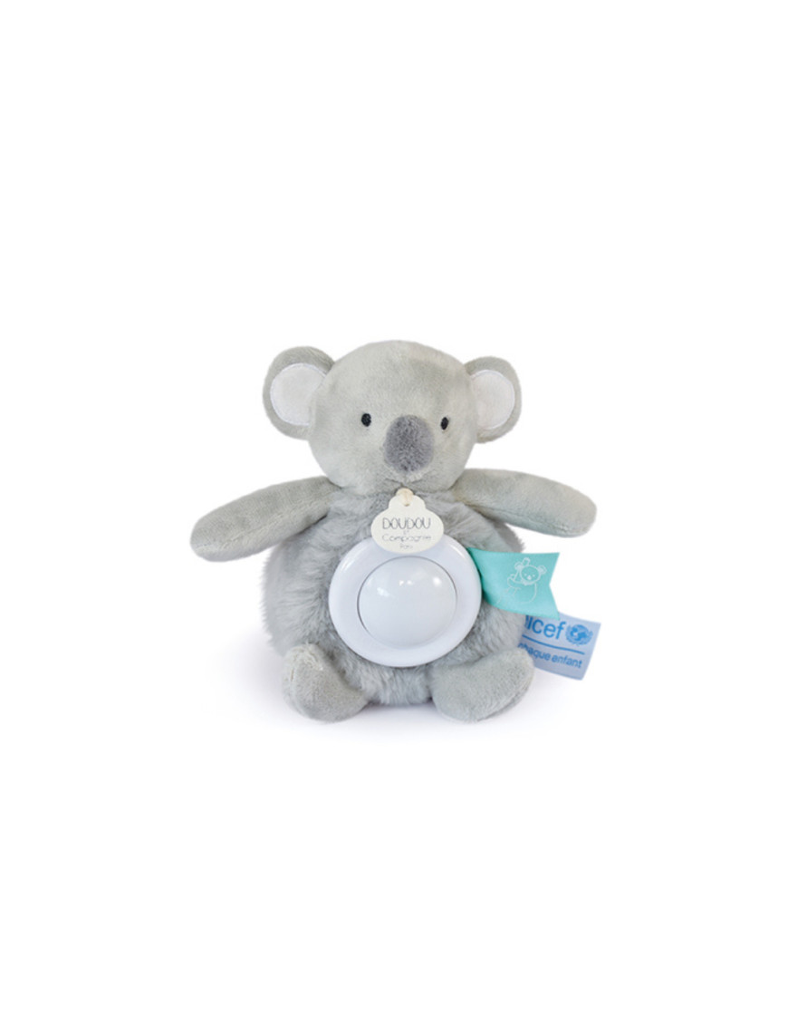 Doudou Et Compagnie - Peluche veilleuse Koala - 15 cm - Unicef