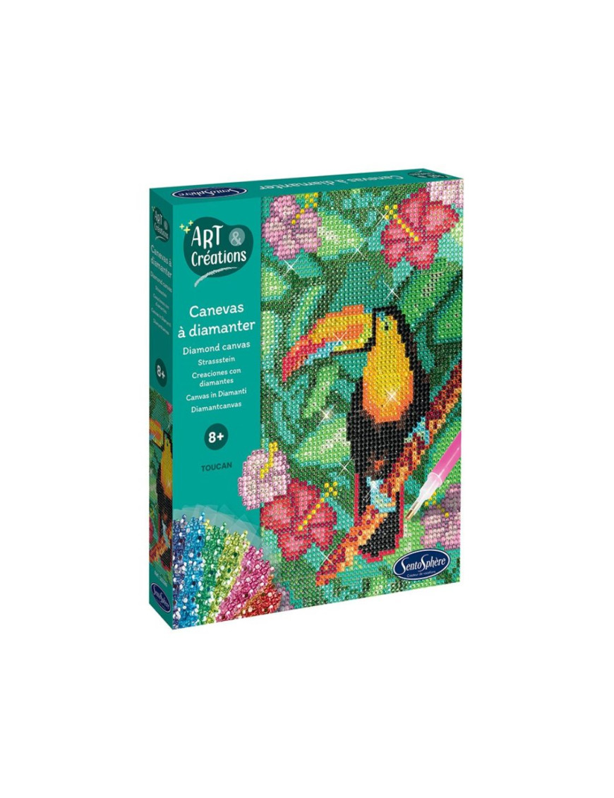 SentoSphère - Canevas à Diamanter - Toucan