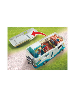 Playmobil – 70088 - Famille & Loisirs – Maison moderne - Famille et camping-car