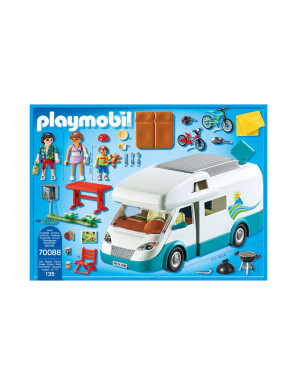 Playmobil – 70088 - Famille & Loisirs – Maison moderne - Famille et camping-car