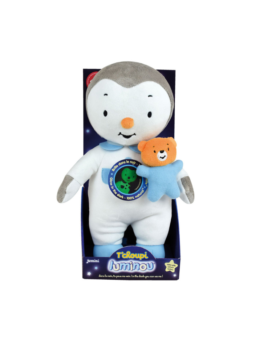 Jemini – T'Choupi Luminou Peluche 25Cm