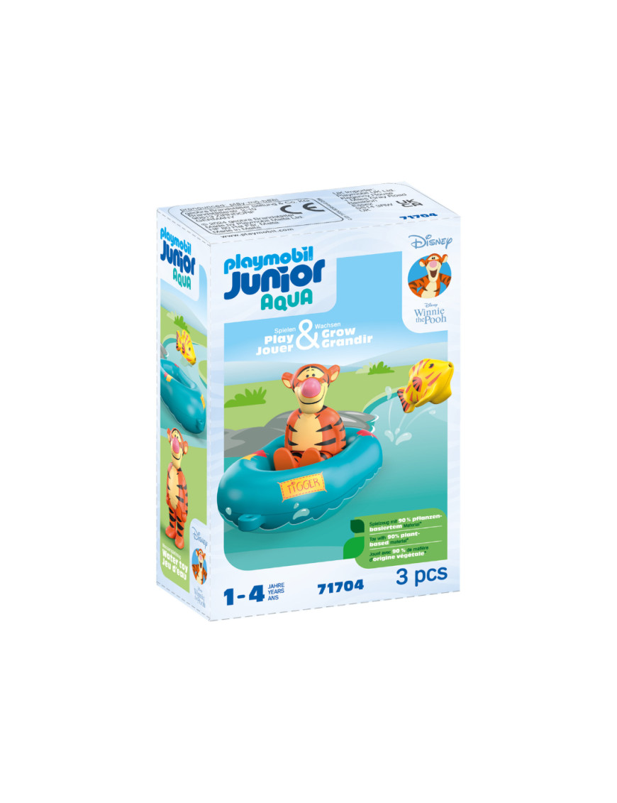 Playmobil - 71704 - Junior & Disney : Tigrou  avec canot - Playmobil Junior Disney