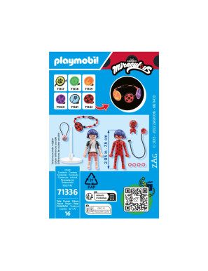 Playmobil - 71336 - Miraculous : Marinette  & Ladybug  - Histoire & Imaginaire - Miraculous