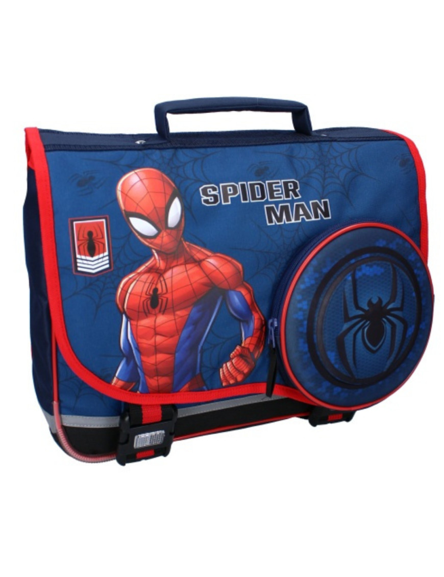 Cartable Spiderman Bleu foncé/Rouge